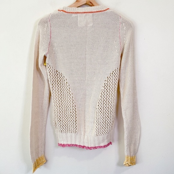 Anthropologie Angel of the North Pom  Pom Sweater - Picture 10 of 11